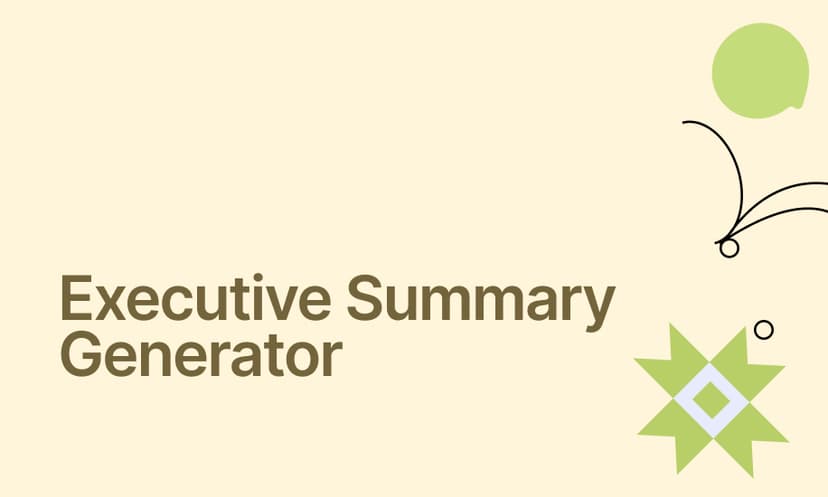 Executive Summary Generator