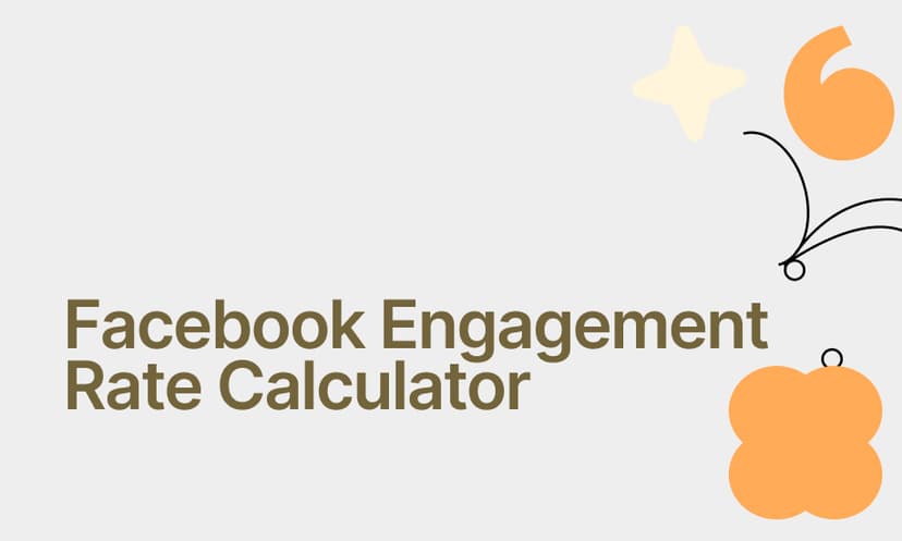 Facebook Engagement Rate Calculator