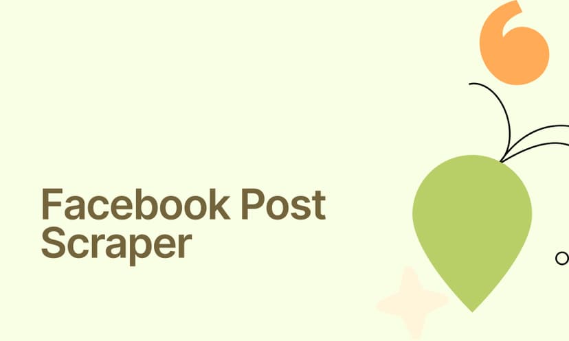 Facebook Post Scraper