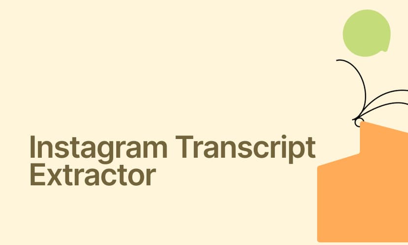 Instagram Transcript Extractor