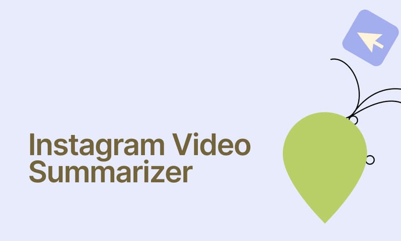 Instagram Video Summarizer