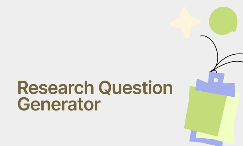 Research Question Generator
