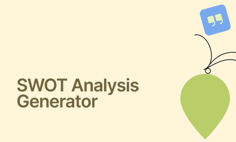 SWOT Analysis Generator