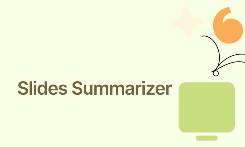 Slides Summarizer