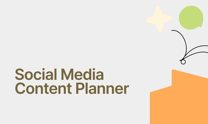 Social Media Content Planner