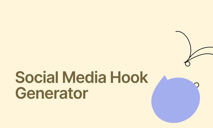 Social Media Hook Generator