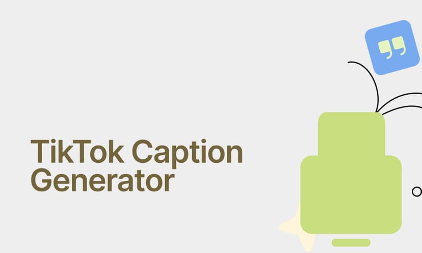 TikTok Caption Generator
