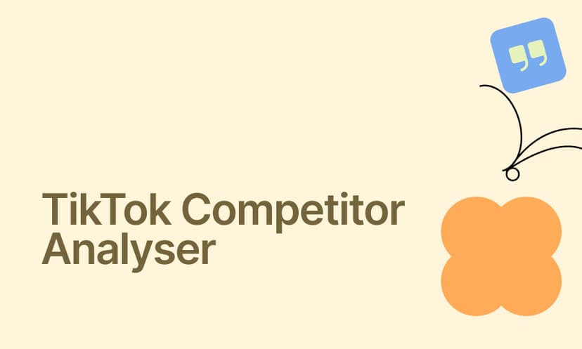 TikTok Competitor Analyser