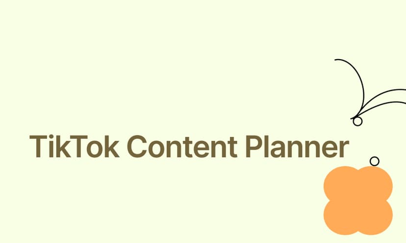 TikTok Content Planner