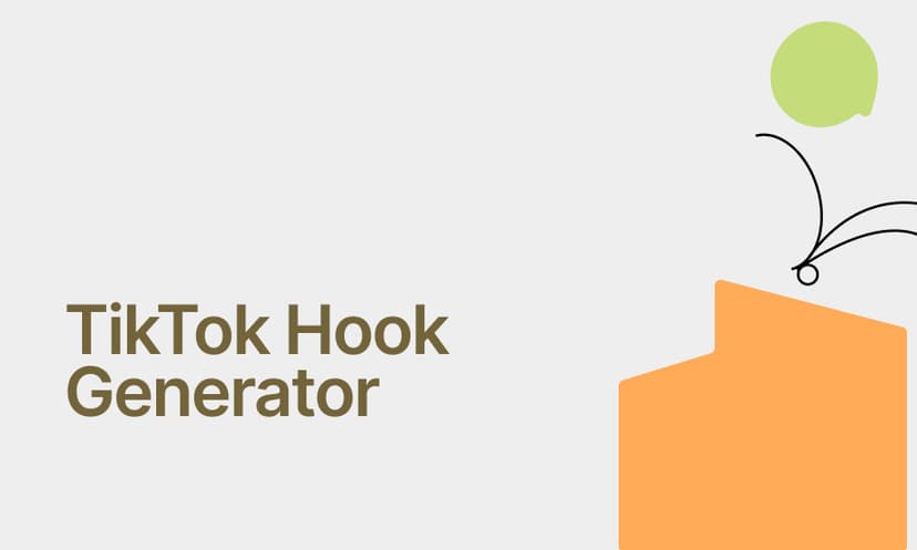 TikTok Hook Generator