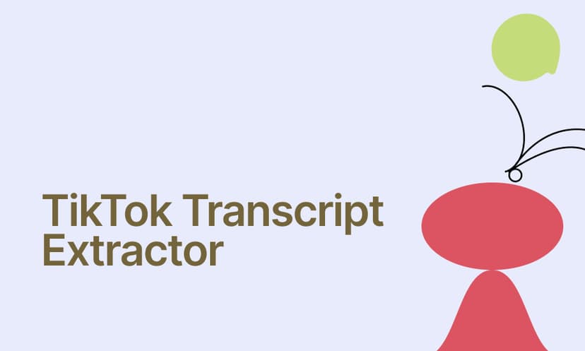 TikTok Transcript Extractor