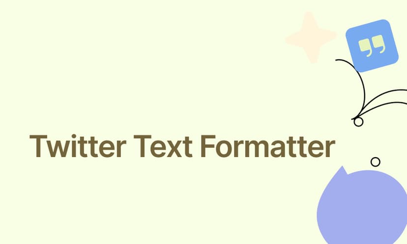 Twitter Text Formatter