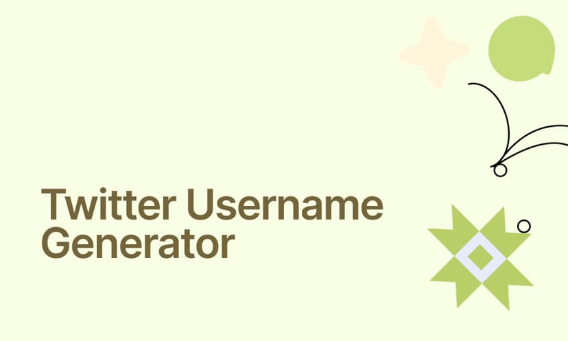 Twitter Username Generator