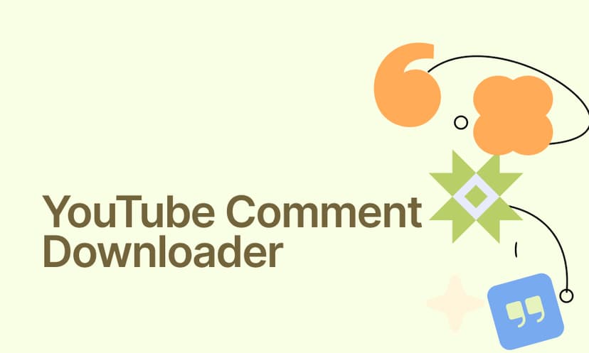 YouTube Comment Downloader