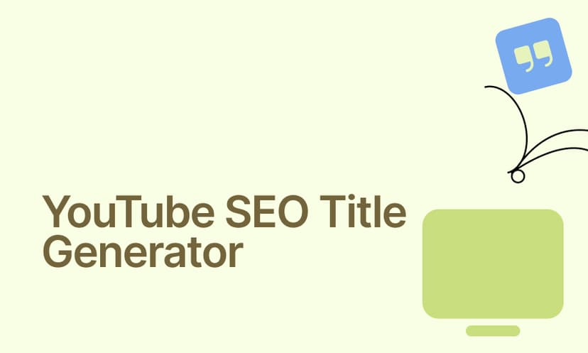 YouTube SEO Title Generator