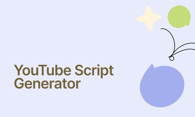 YouTube Script Generator