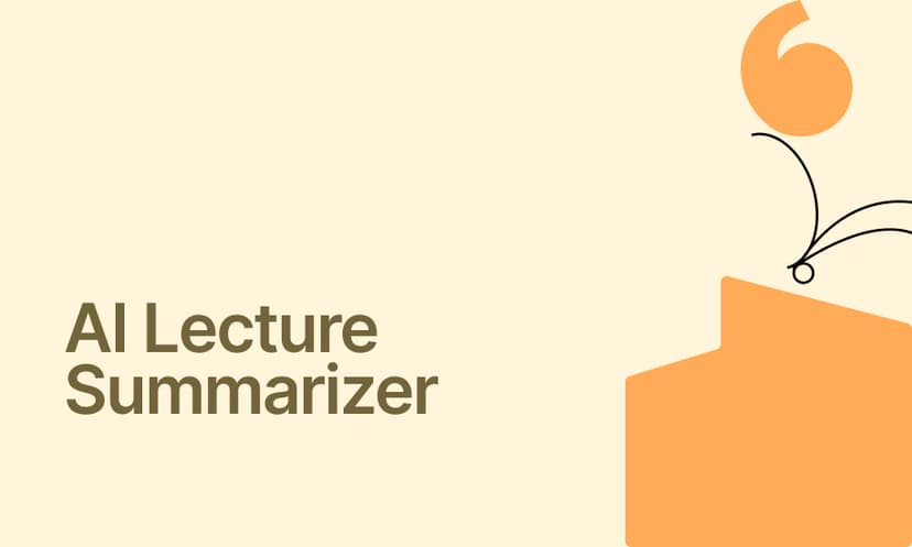 AI Lecture Summarizer