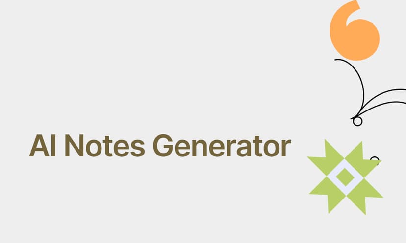 AI Notes Generator