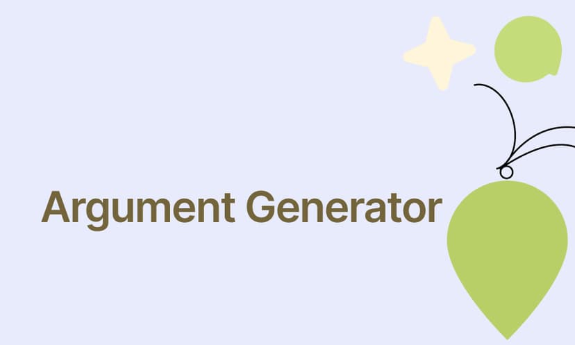 Argument Generator